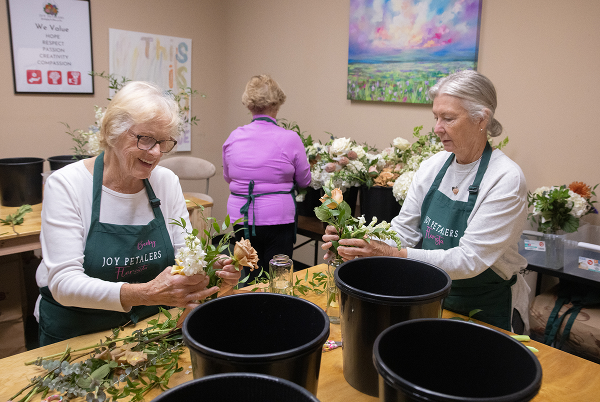 Joy Petalers recycles flower arrangments into small acts of love