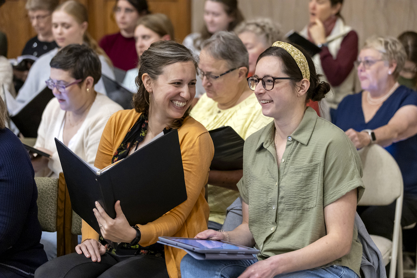 Music ministry at St. Margaret of Scotland works in concert with the congregation in giving praise to God