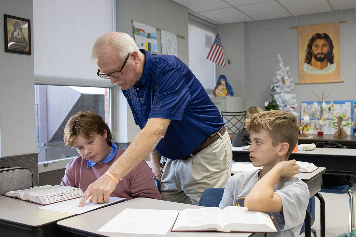 SMMA religion teacher Paul Cooper marks 50 years at the school