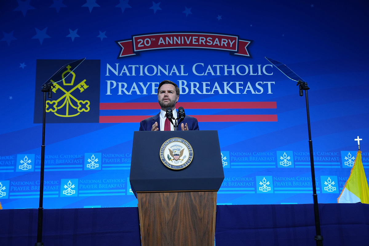 Vance addresses National Catholic Prayer Breakfast